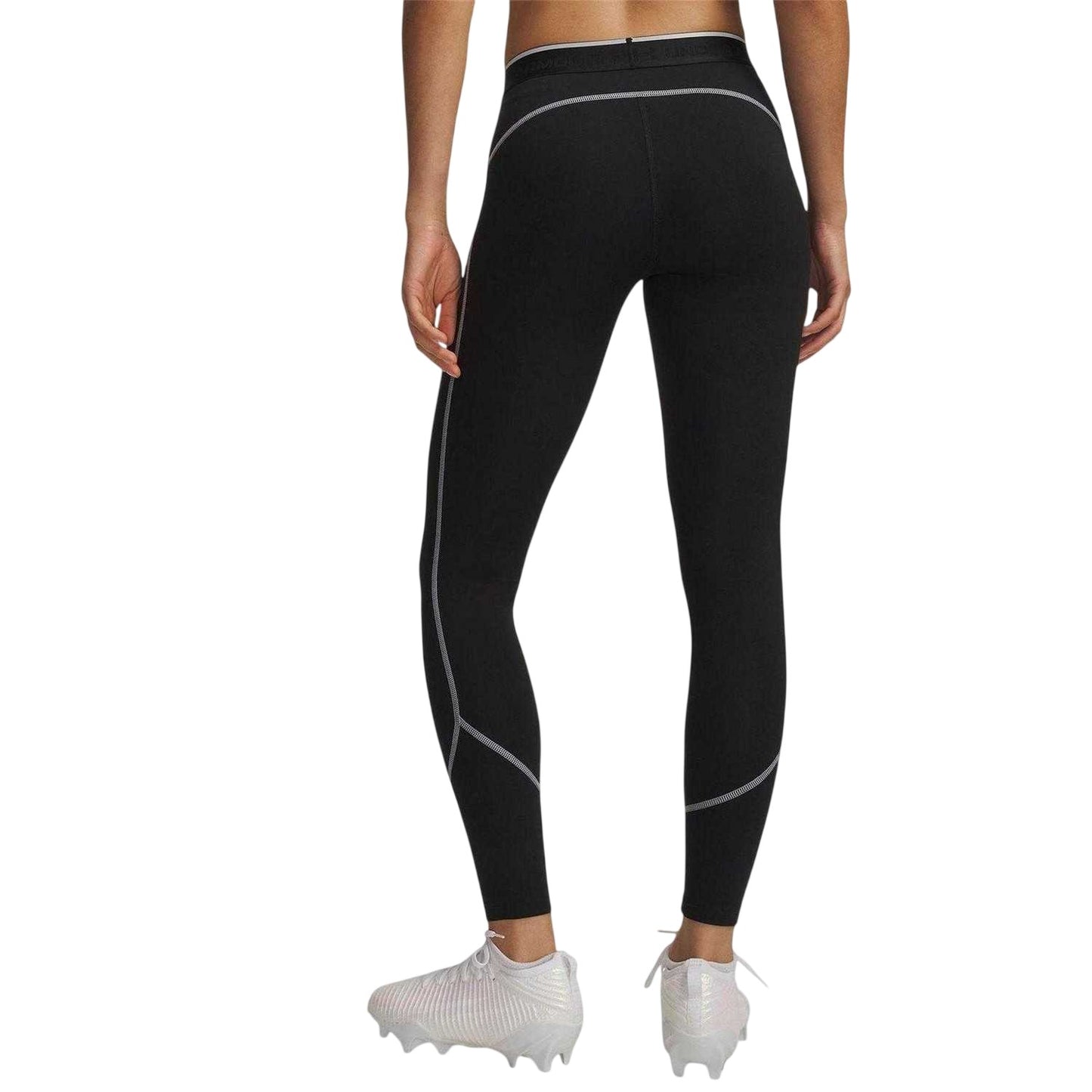 Black - Back - Under Armour Womens-Ladies Elite Performance Leggings