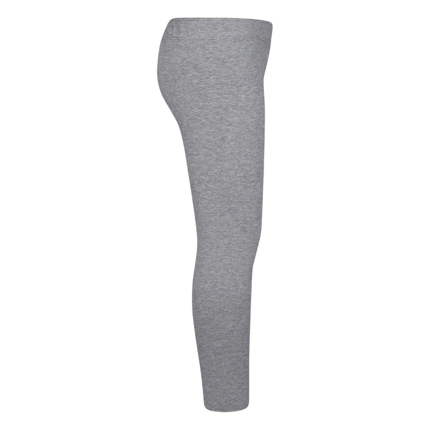 Dark Grey Heather - Side - Nike Girls Just Do It Leggings