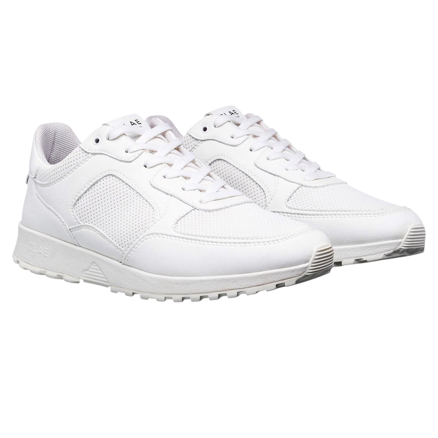 White - Lifestyle - CLAE Childrens-Kids Contrast Low Trainers