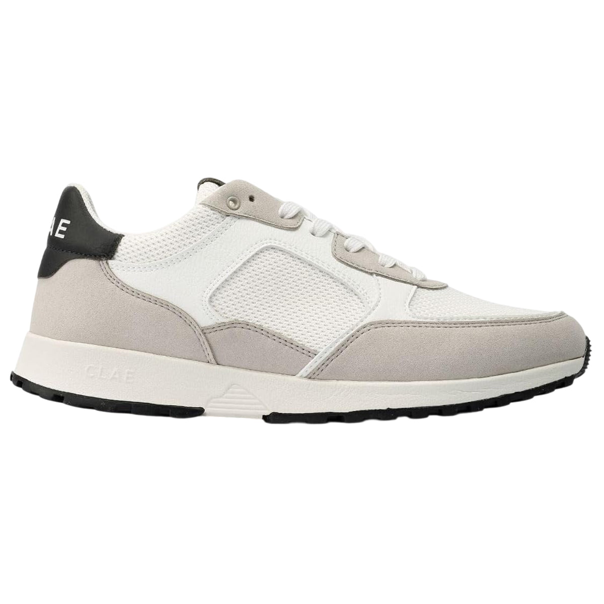 White-Navy - Front - CLAE Childrens-Kids Contrast Low Trainers