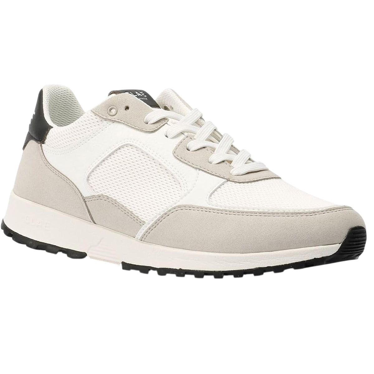 White-Navy - Side - CLAE Childrens-Kids Contrast Low Trainers