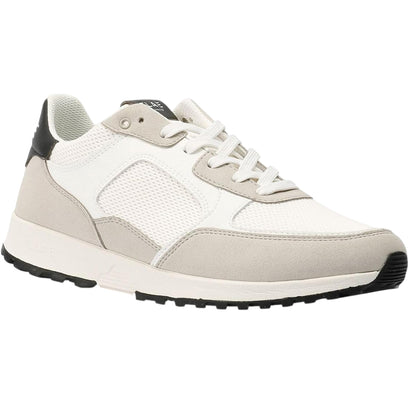 White-Navy - Side - CLAE Childrens-Kids Contrast Low Trainers