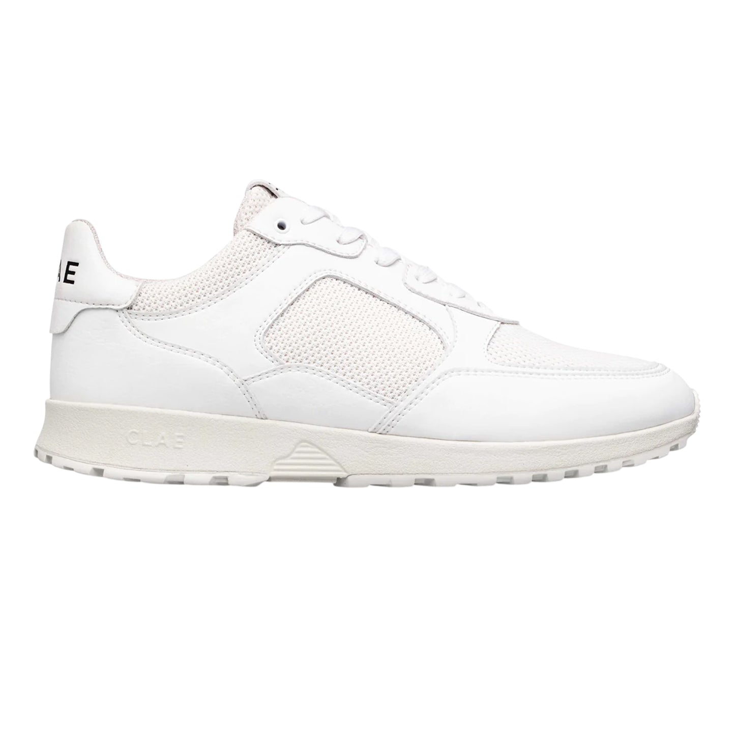 White - Front - CLAE Childrens-Kids Contrast Low Trainers