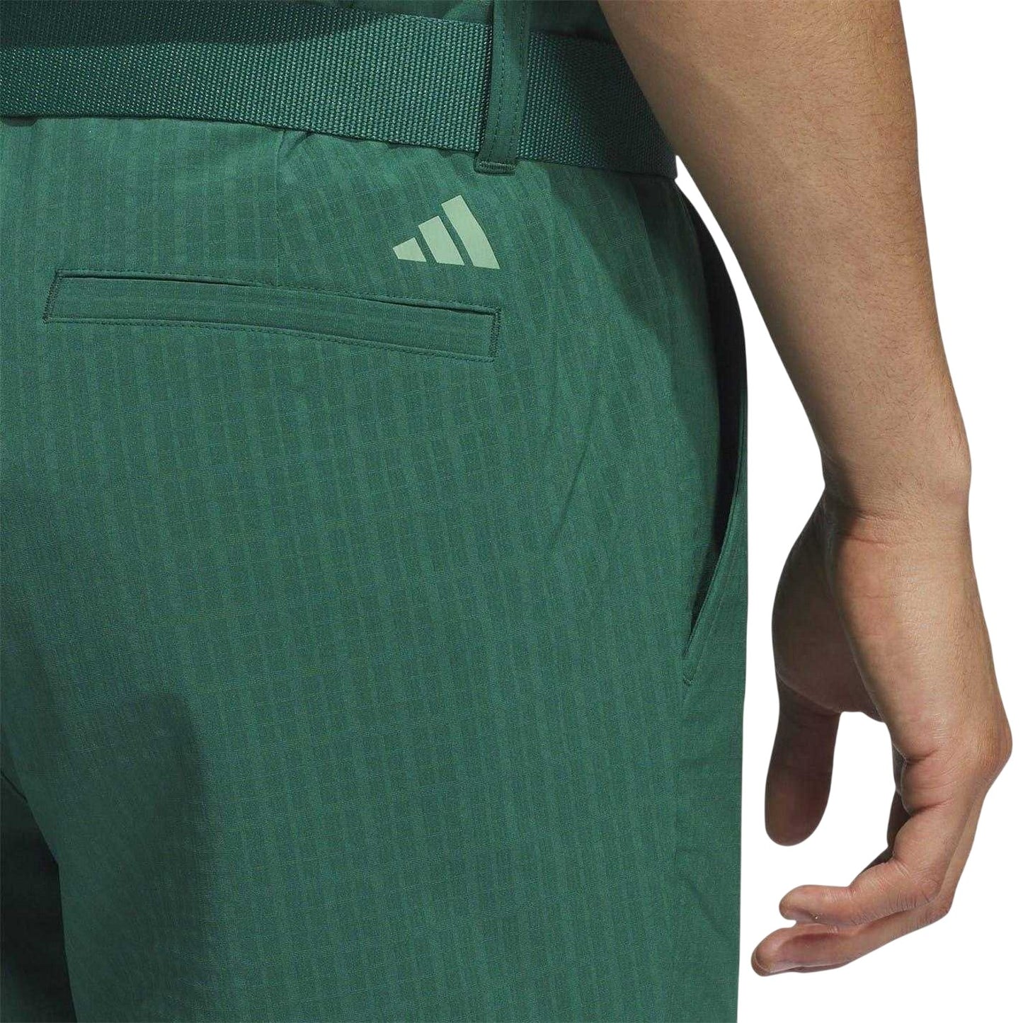 Collegiate Green - Side - Adidas Mens Ultimate 365 Golf Trousers