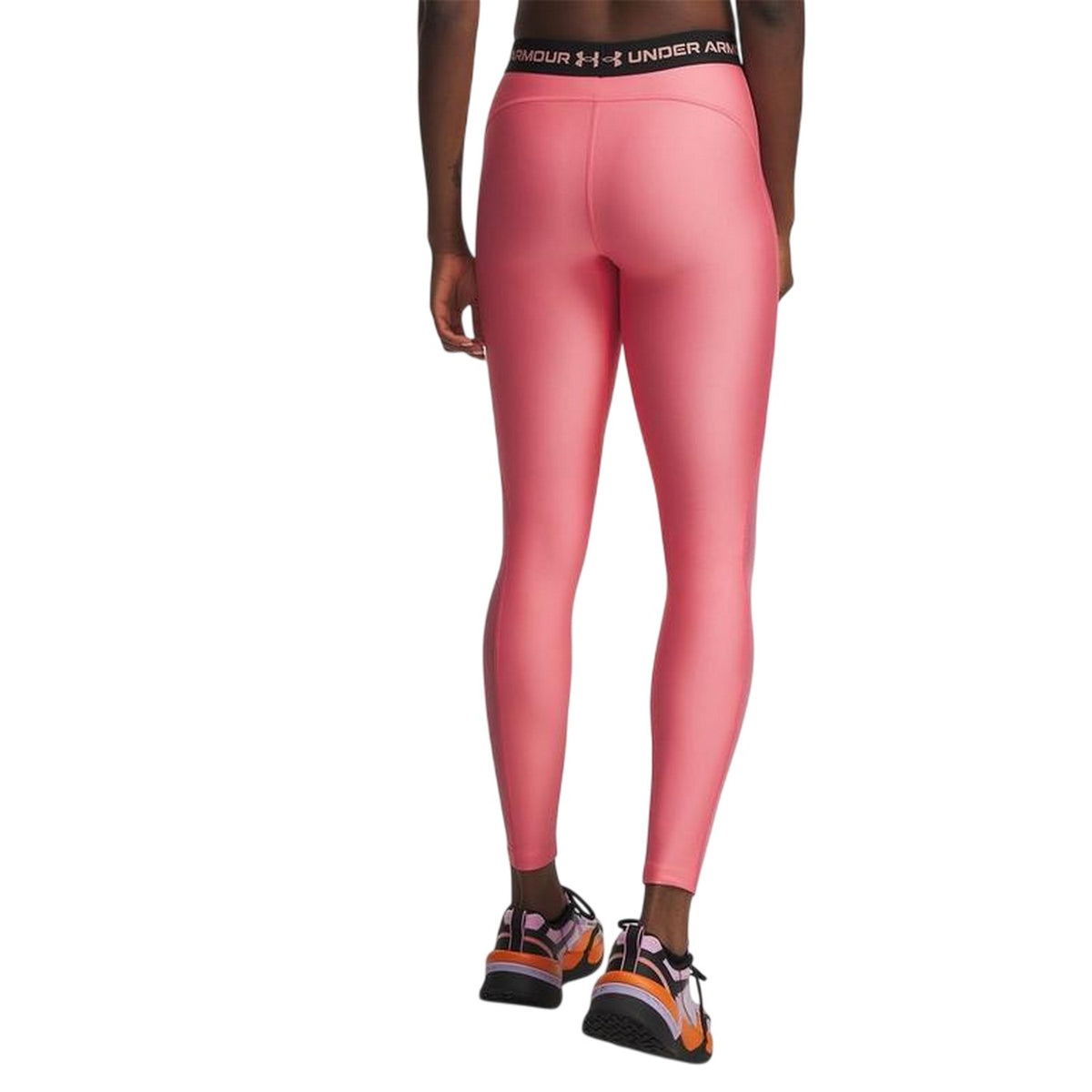 Pink - Back - Under Armour Womens-Ladies Leggings