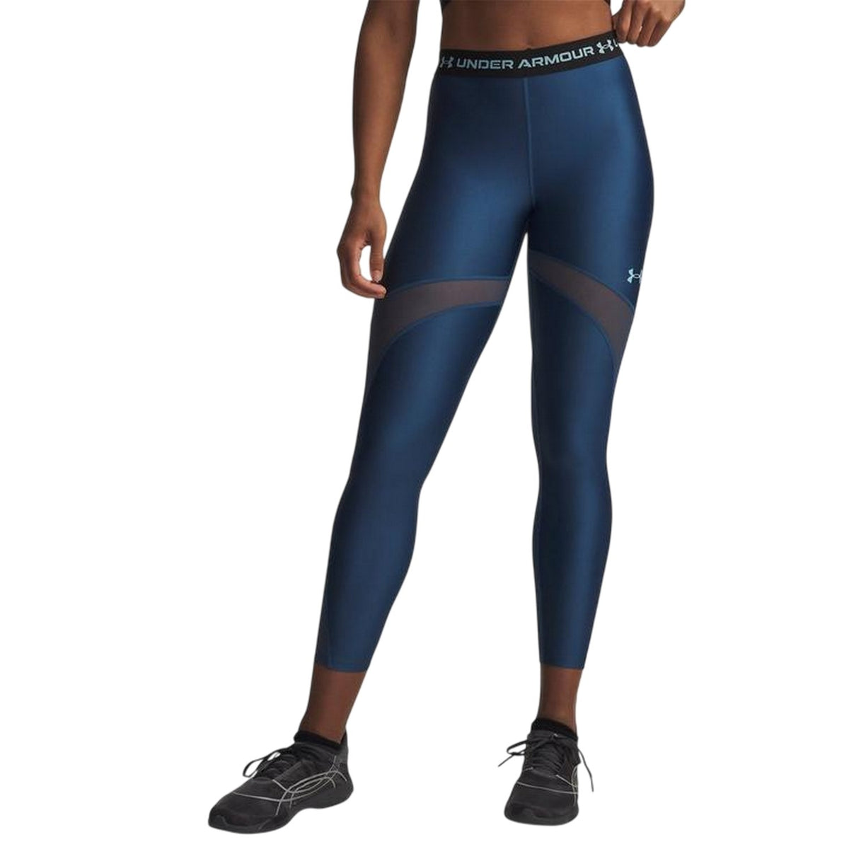 Blue-Blue Haze - Front - Under Armour Womens-Ladies Leggings