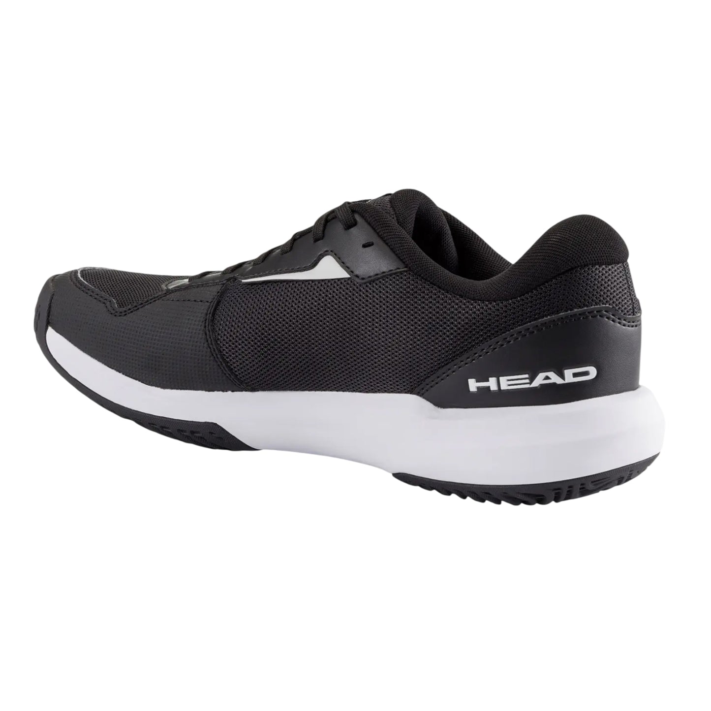 Black-White - Back - Head Womens-Ladies Revolt Court 5.0 Tennis Shoes