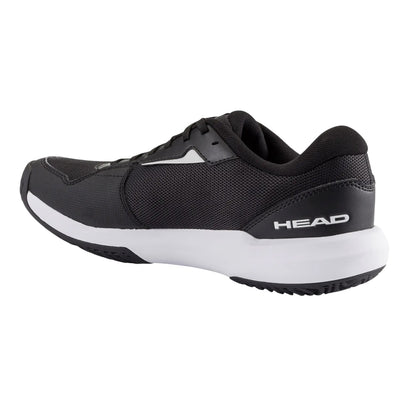 Black-White - Back - Head Womens-Ladies Revolt Court 5.0 Tennis Shoes