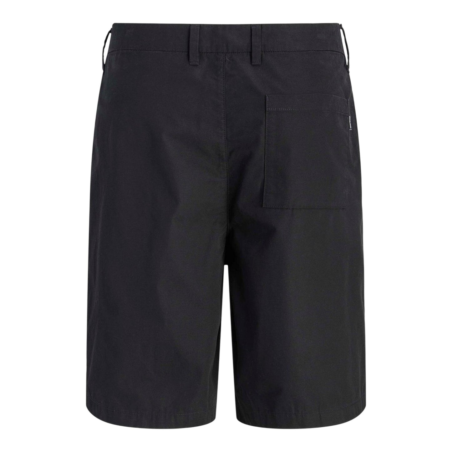 Black - Back - Off White Mens Plain Chino Shorts
