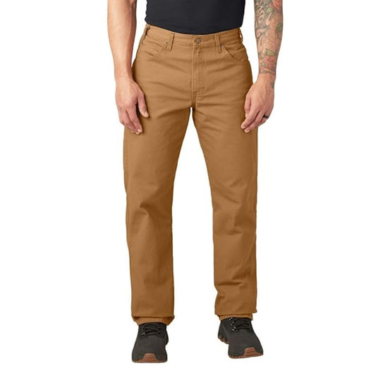 Black - Front - Firetrap Mens Carpenter Straight Leg Trousers