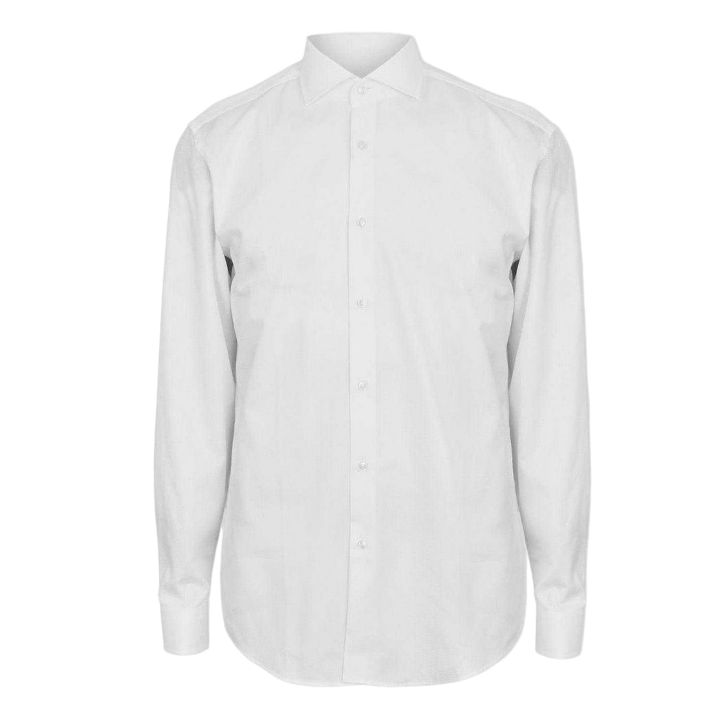 White - Front - Boss Mens Oxford Spread Collar Formal Shirt