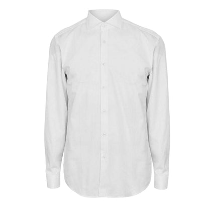 White - Front - Boss Mens Oxford Spread Collar Formal Shirt