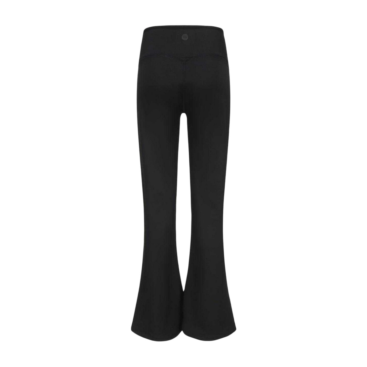 Black - Back - Slazenger Womens-Ladies Flared Leggings