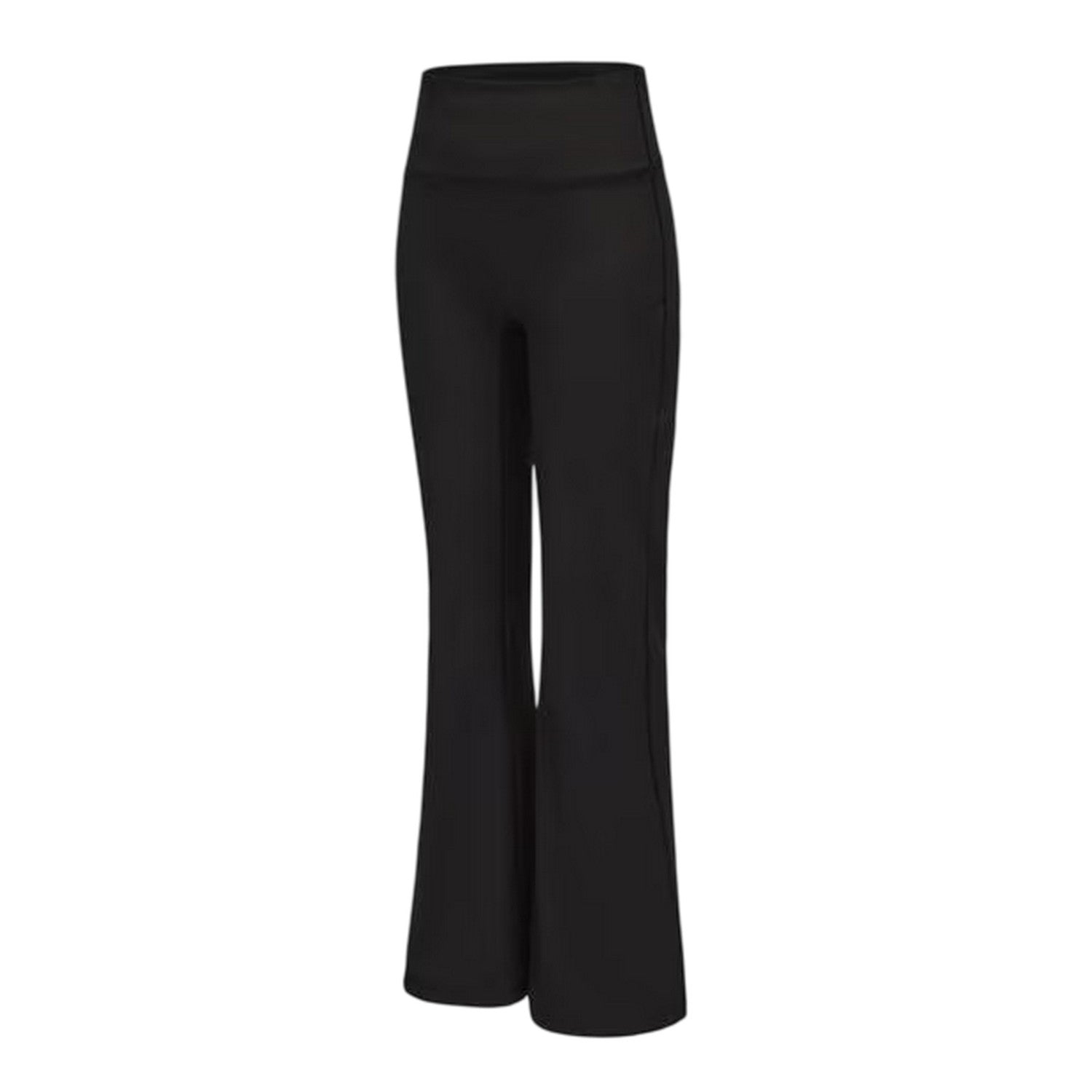 Black - Side - Slazenger Womens-Ladies Flared Leggings