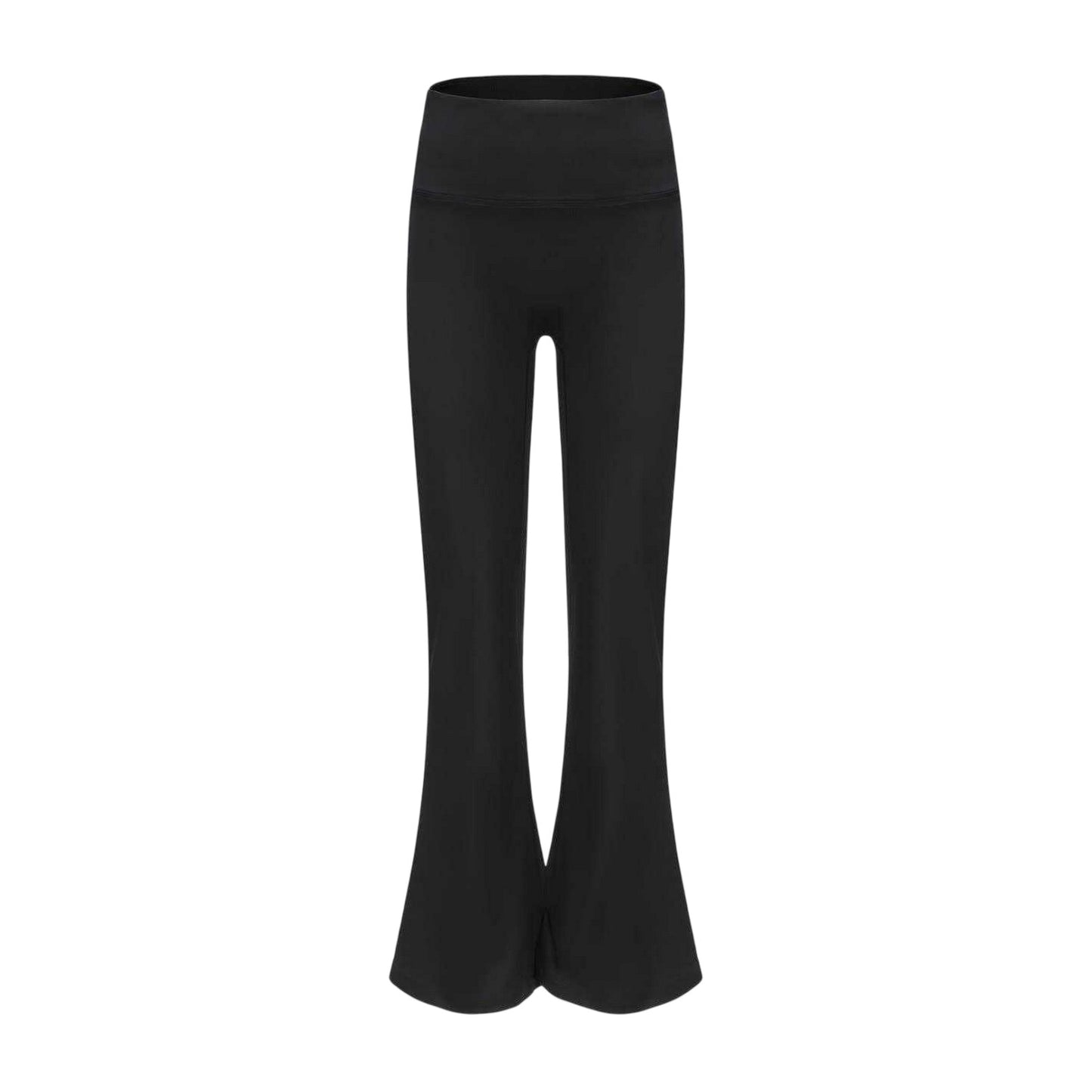 Black - Front - Slazenger Womens-Ladies Flared Leggings