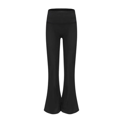 Black - Front - Slazenger Womens-Ladies Flared Leggings