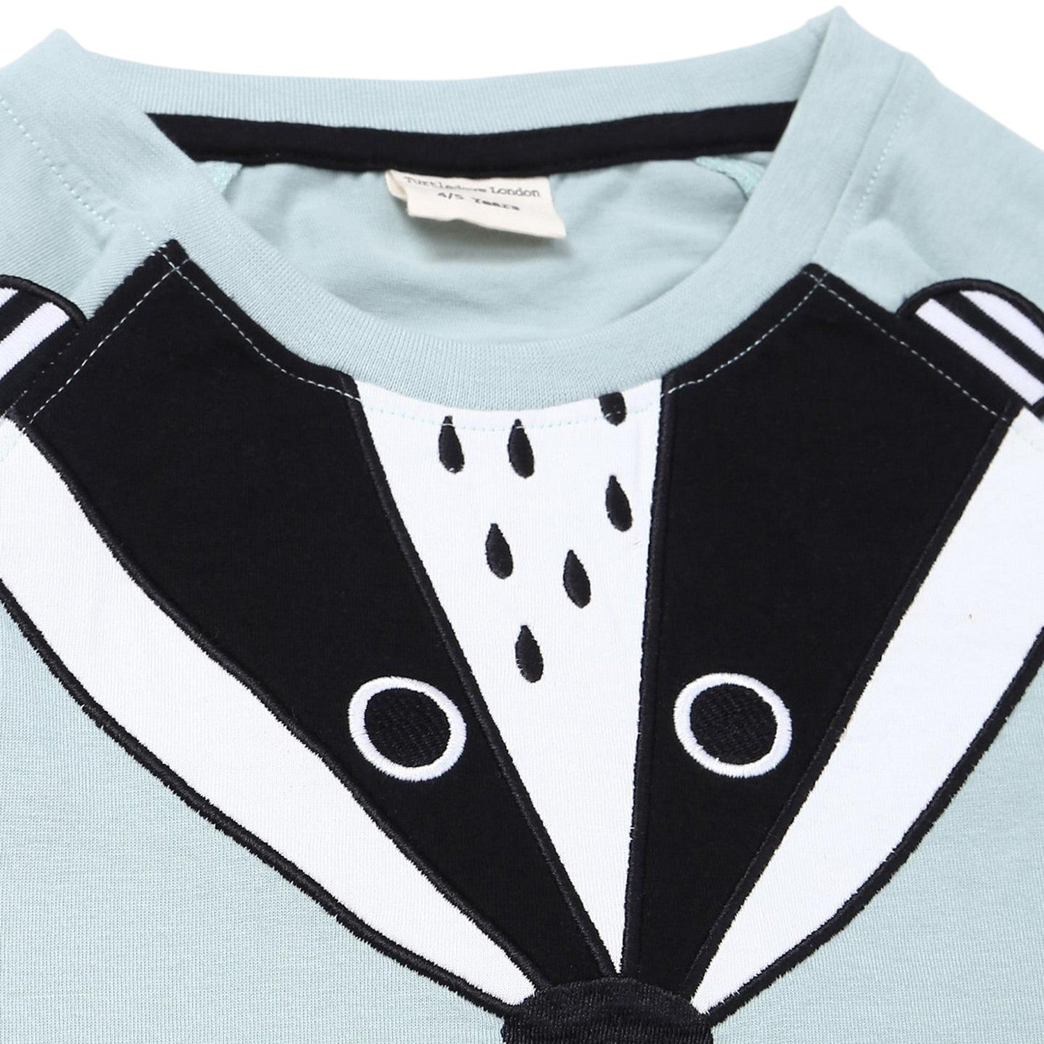 Sage - Side - Lilly & Sid Childrens-Kids Badger Raglan T-Shirt