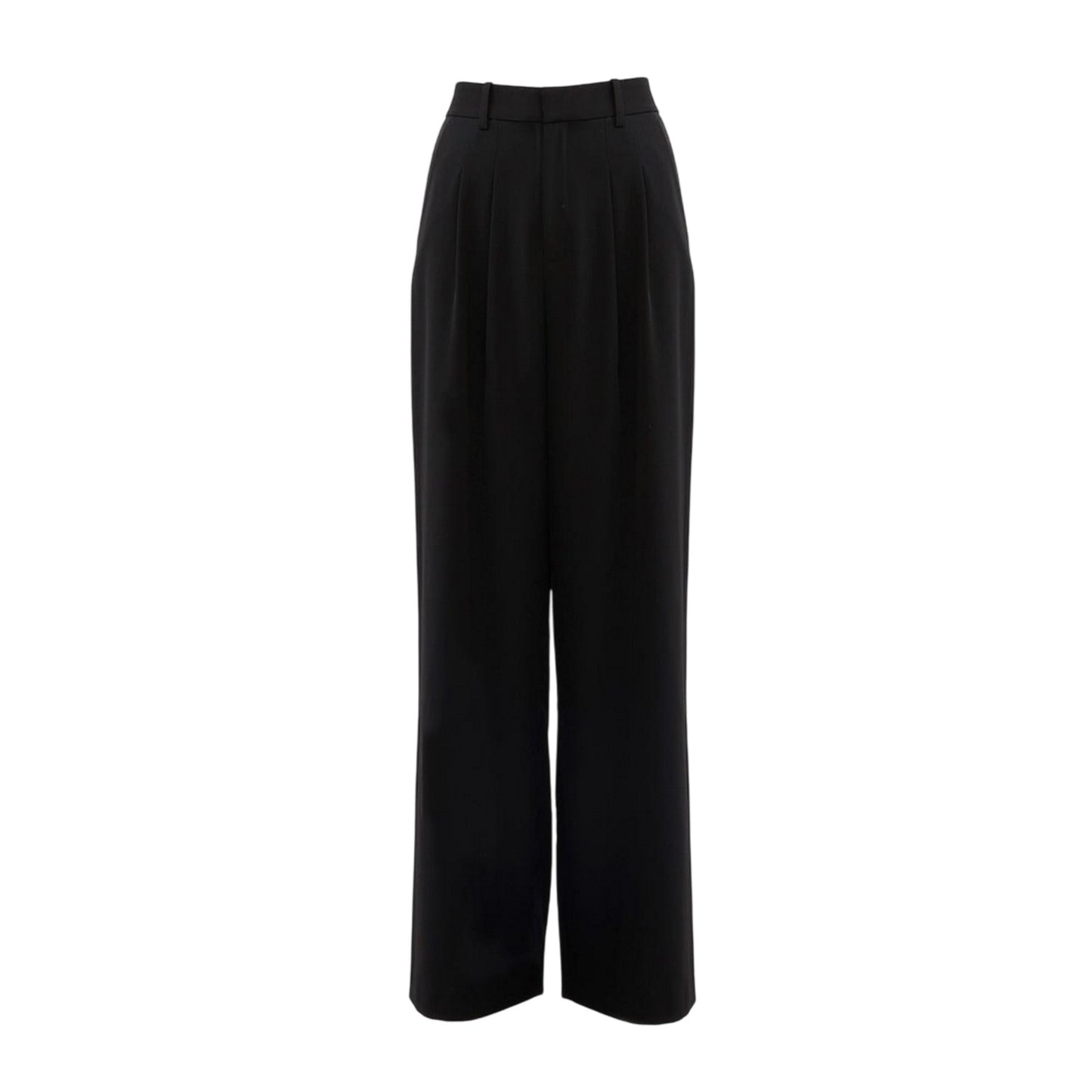 Blackout - Back - French Connection Womens-Ladies Harry Pleated Wide Leg Suit Trousers