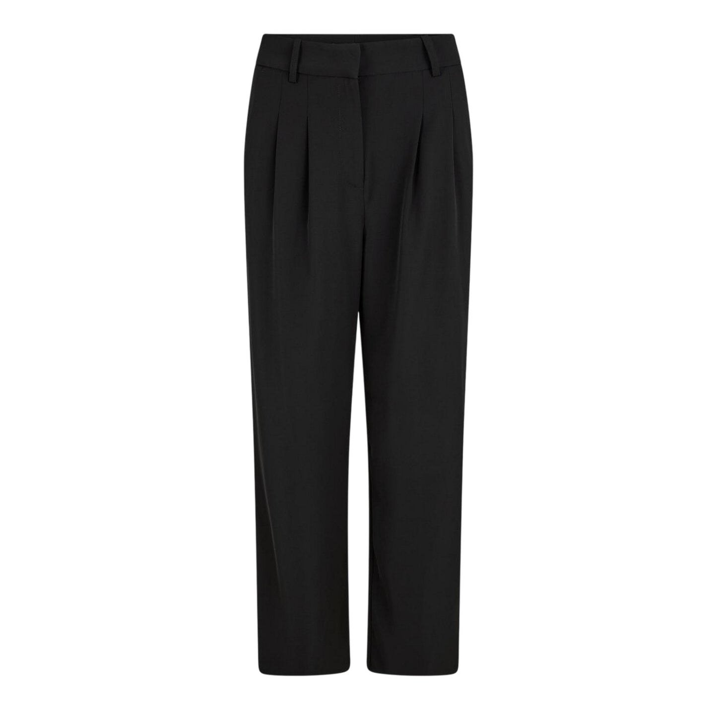 Blackout - Front - French Connection Womens-Ladies Harry Pleated Wide Leg Suit Trousers
