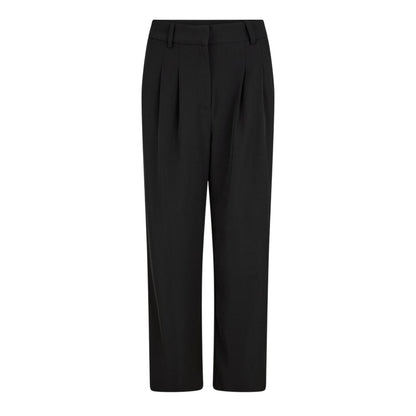 Blackout - Front - French Connection Womens-Ladies Harry Pleated Wide Leg Suit Trousers