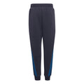 Navy - Back - Adidas Childrens-Kids Future Icons 3 Stripes Tapered Leg Jogging Bottoms