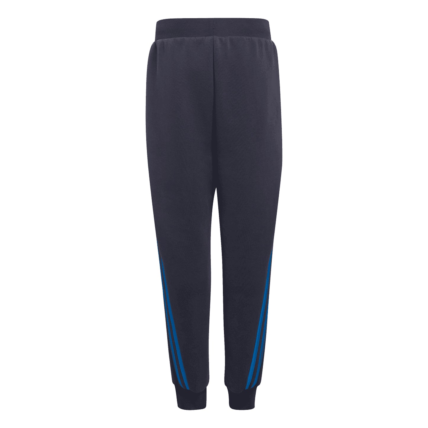Navy - Back - Adidas Childrens-Kids Future Icons 3 Stripes Tapered Leg Jogging Bottoms