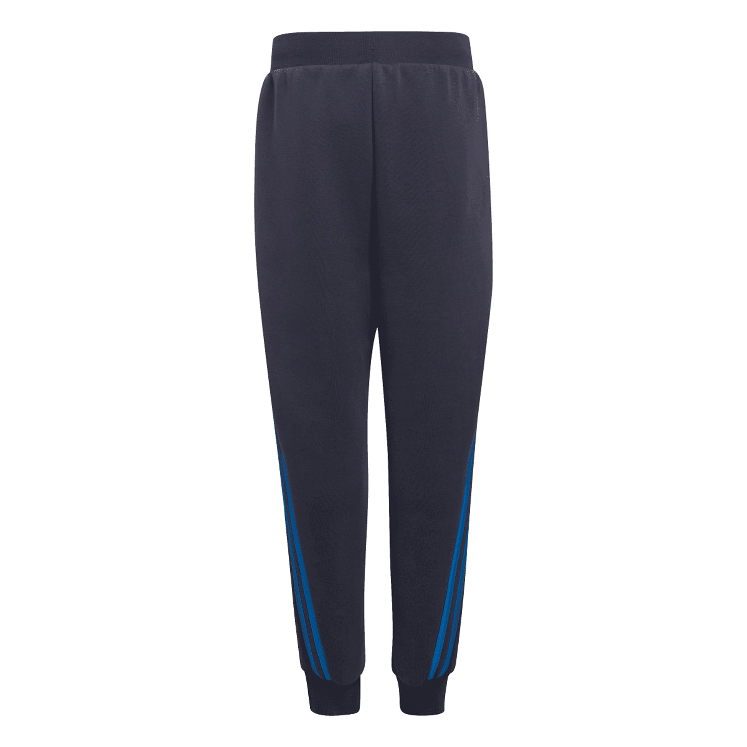 Navy - Back - Adidas Childrens-Kids Future Icons 3 Stripes Tapered Leg Jogging Bottoms