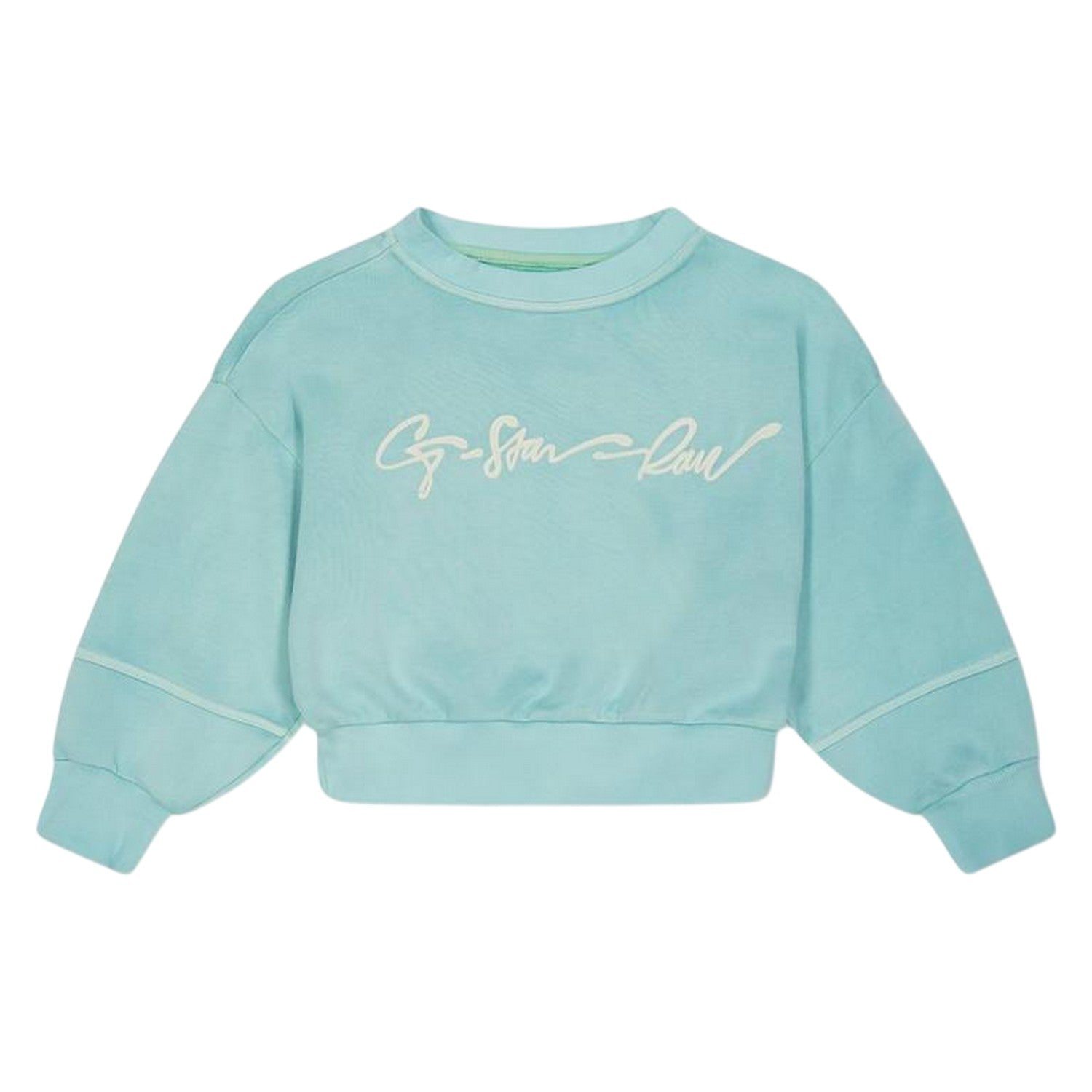 Lichen Green - Front - G-Star Girls Drop Shoulder Oversized Sweatshirt