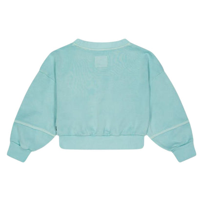 Lichen Green - Back - G-Star Girls Drop Shoulder Oversized Sweatshirt