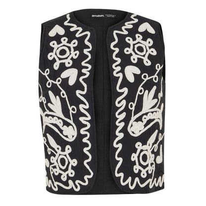 Black - Front - Threadbare Womens-Ladies Tulsi Regular Gilet