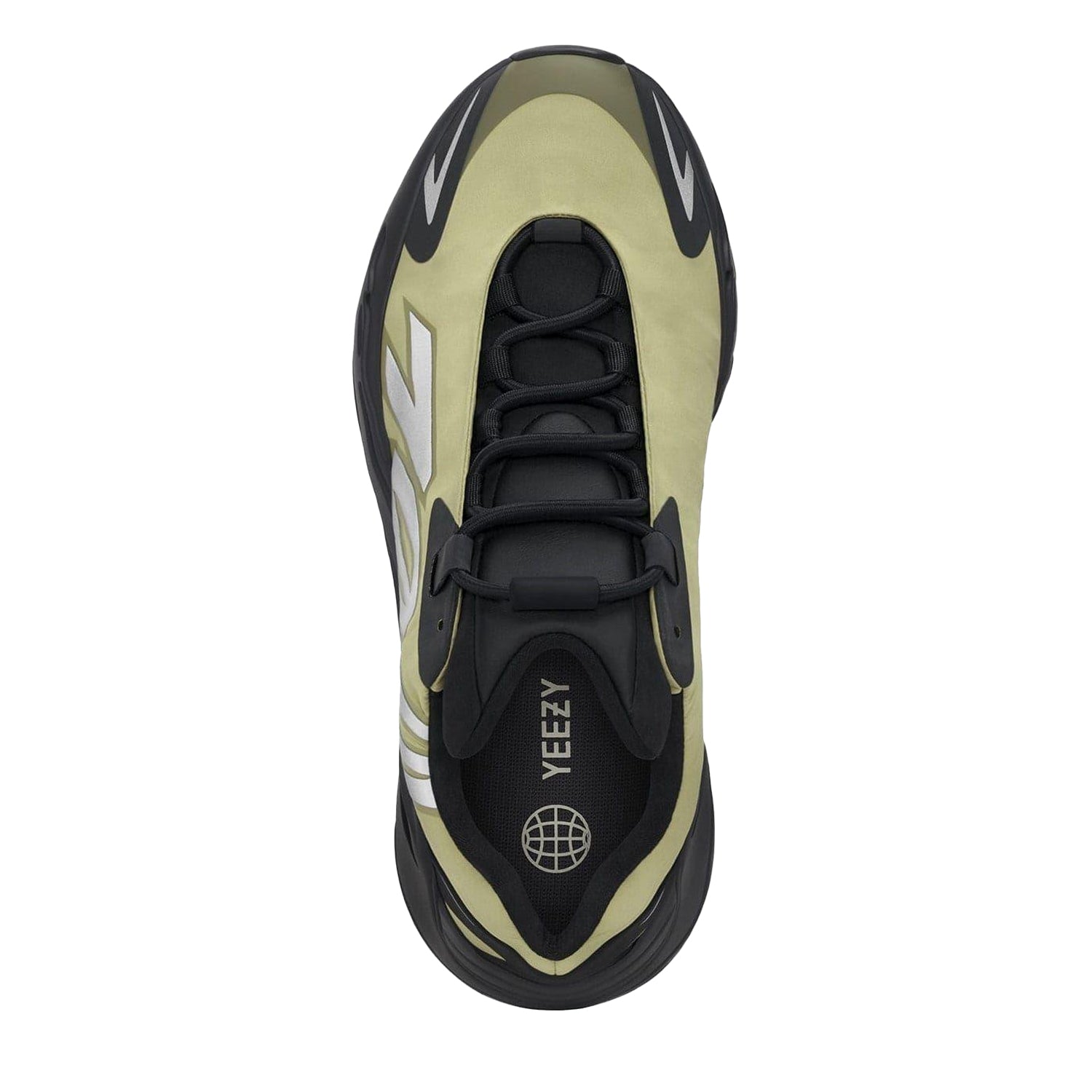 Green-Black - Side - Yeezy Childrens-Kids 700 Mvn Trainers