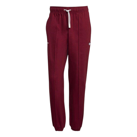 Red - Front - Adidas Mens Icon Drill Cotton Arsenal FC Tracksuit Bottoms