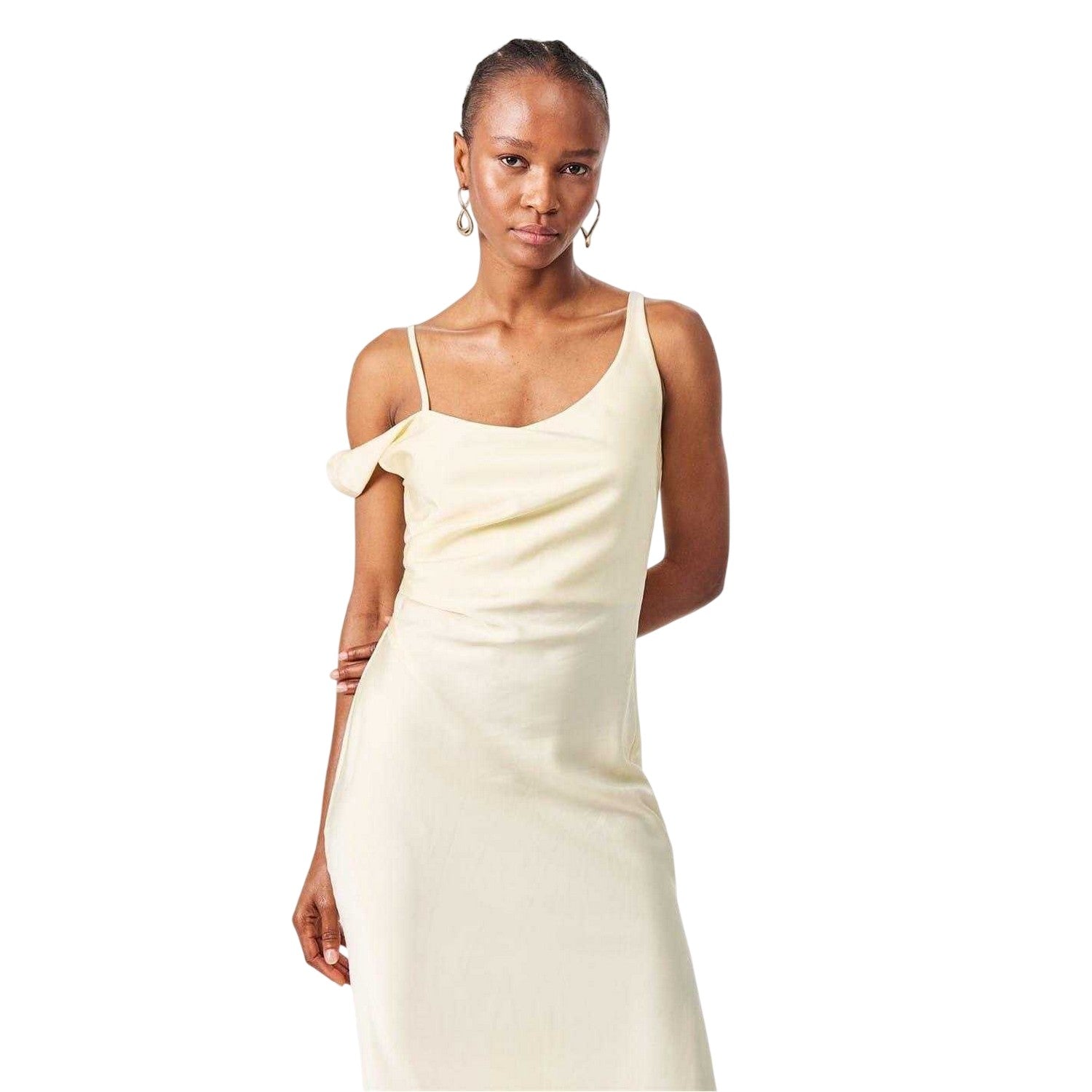 Almond - Lifestyle - Edited Womens-Ladies Valeska Spaghetti Strap Midi Dress