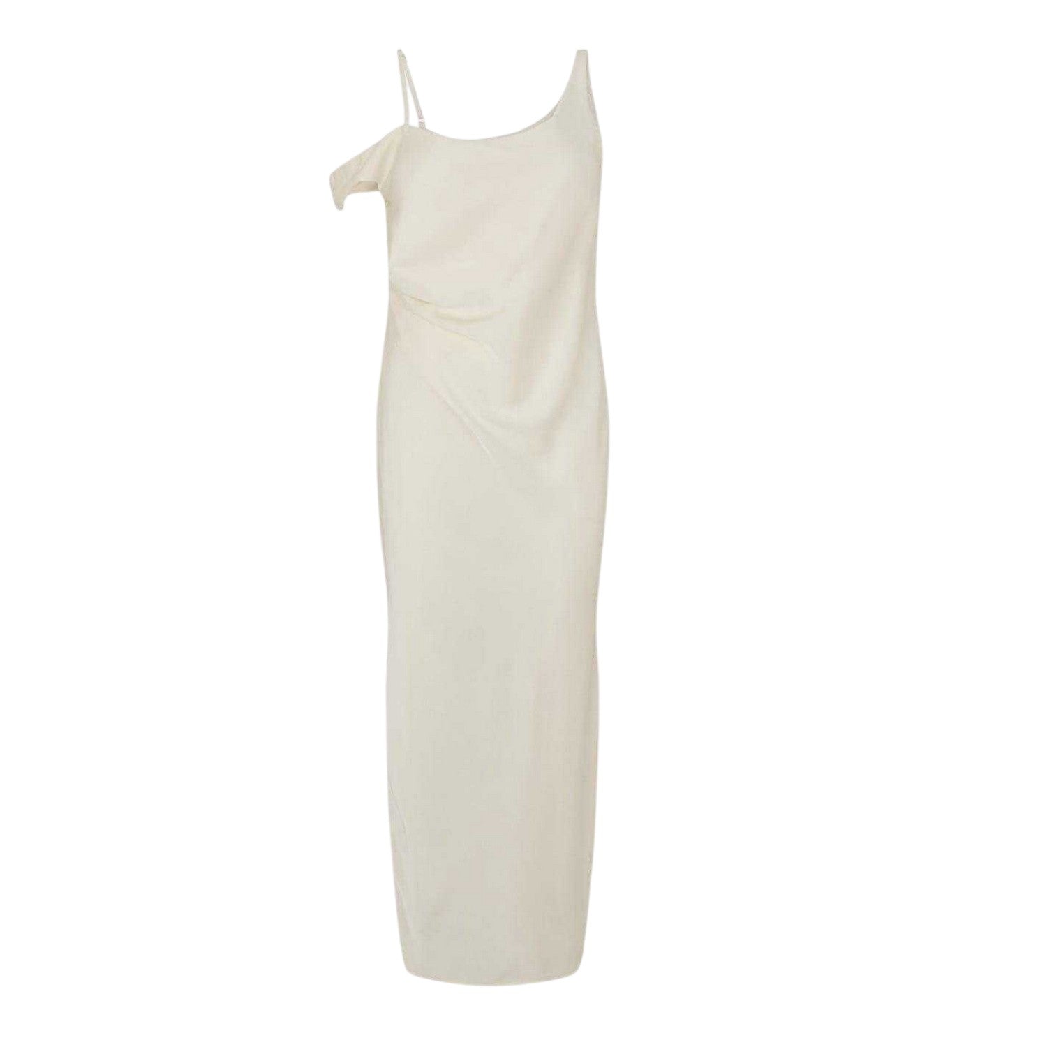 Almond - Front - Edited Womens-Ladies Valeska Spaghetti Strap Midi Dress
