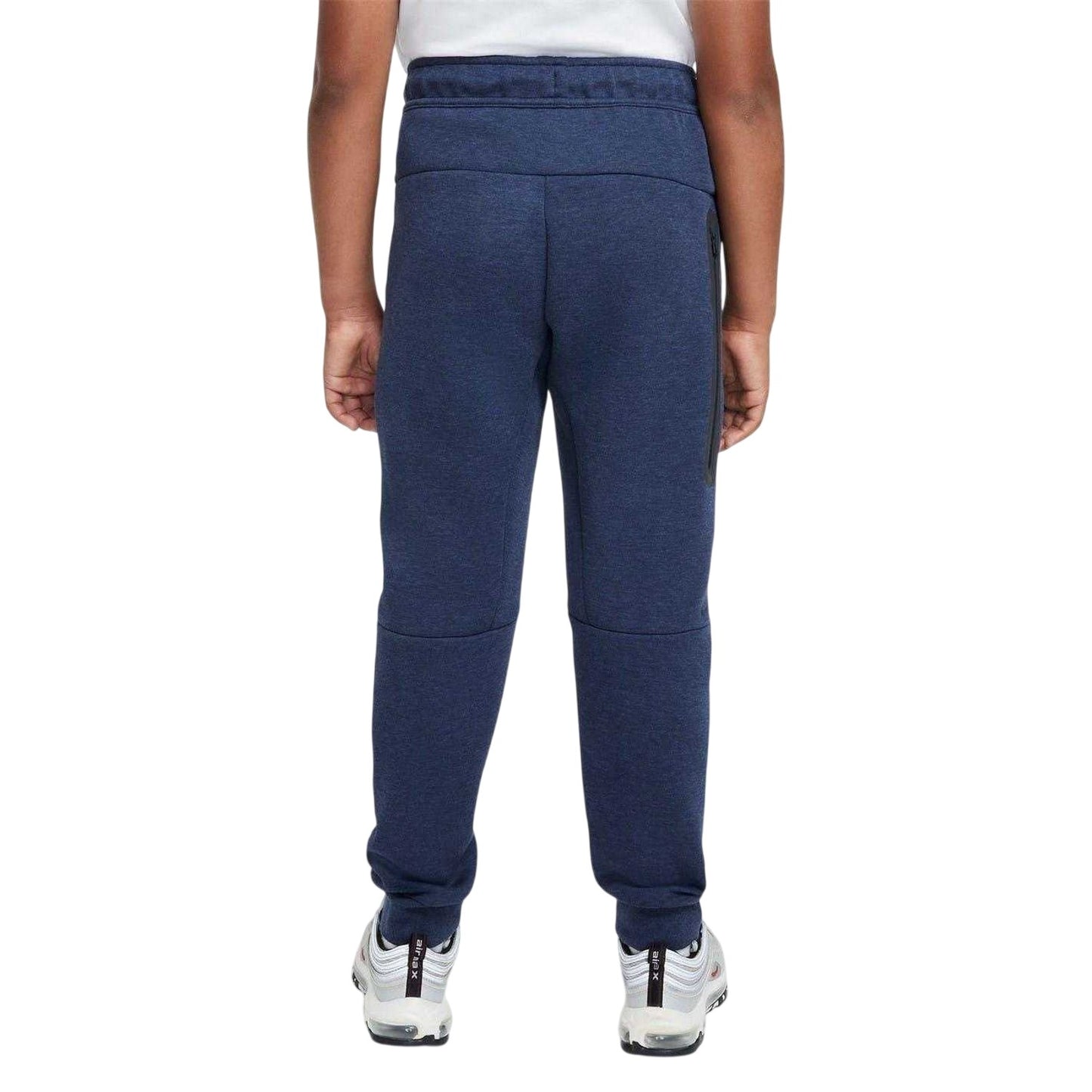 Obsidian Black - Back - Nike Childrens-Kids Tech Fleece Joggers