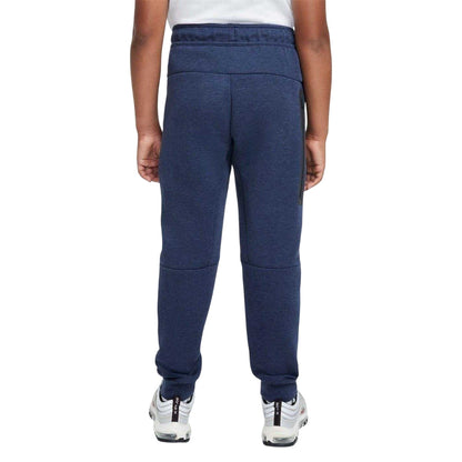 Obsidian Black - Back - Nike Childrens-Kids Tech Fleece Joggers