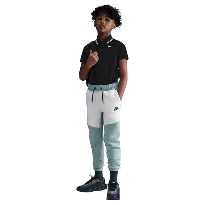 Sage-Plum - Front - Nike Childrens-Kids Tech Fleece Joggers
