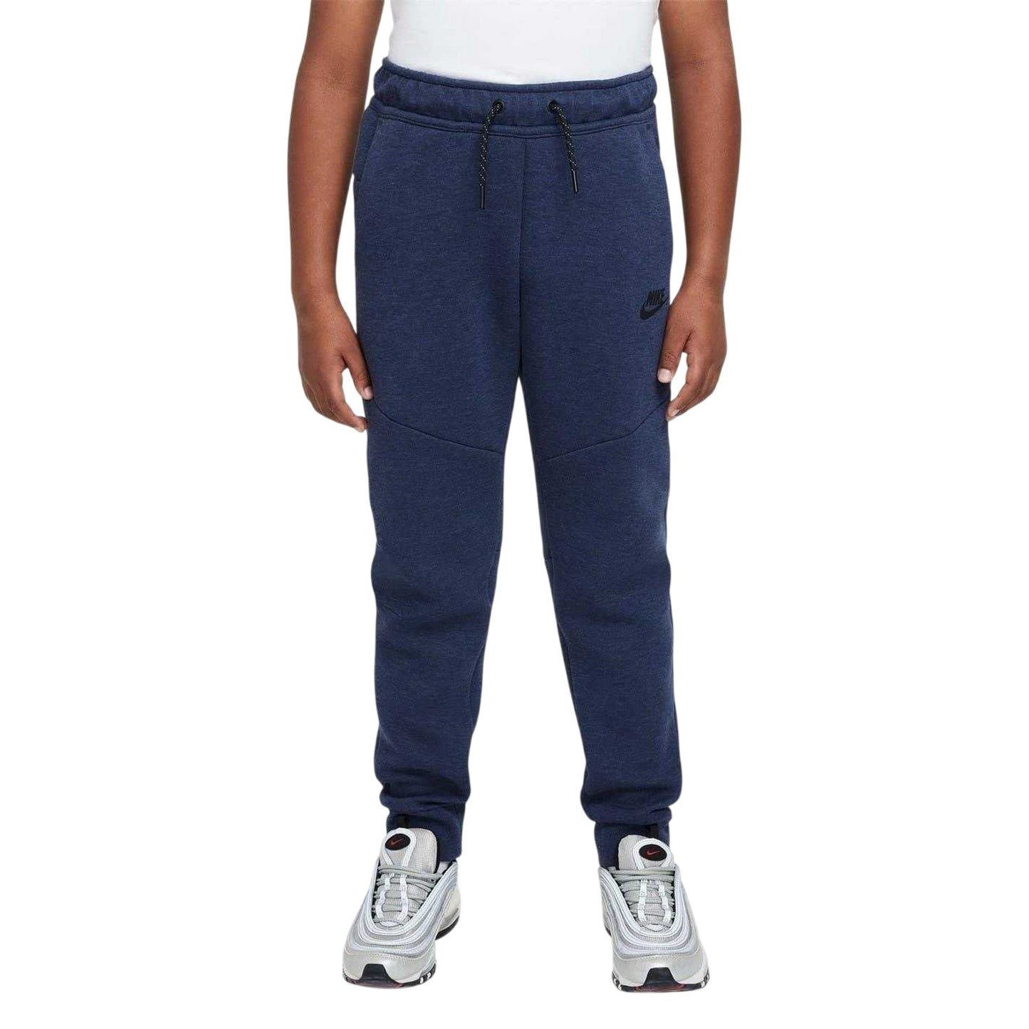 Obsidian Black - Front - Nike Childrens-Kids Tech Fleece Joggers