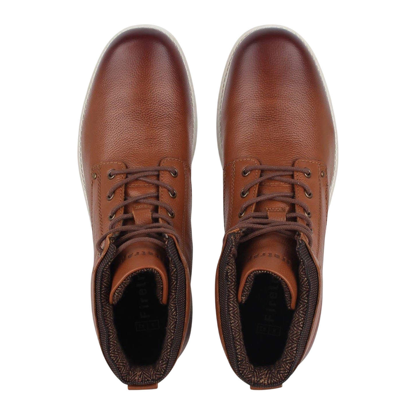 Tan - Lifestyle - Firetrap Mens Shira Leather Flat Boots