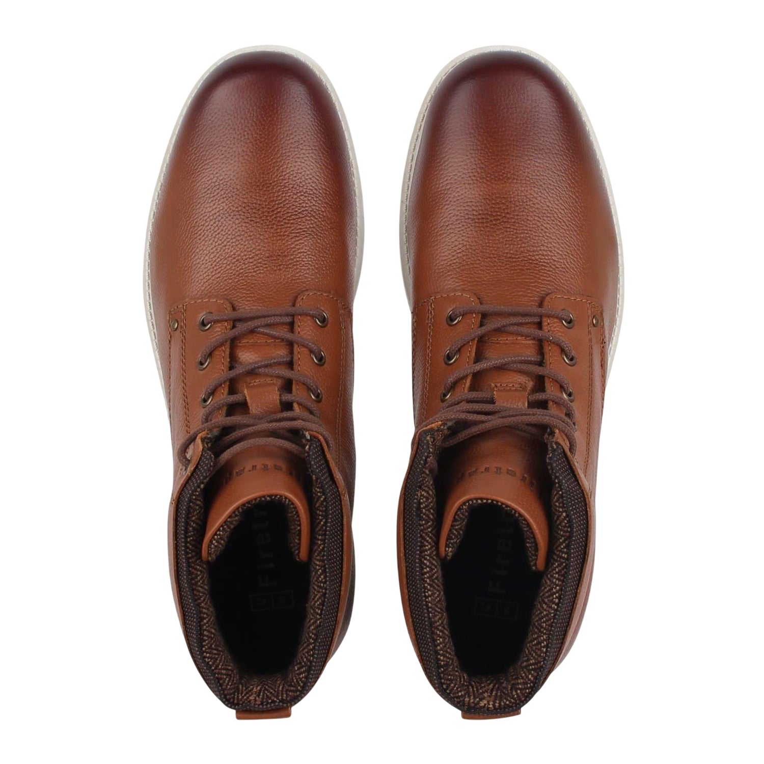 Tan - Lifestyle - Firetrap Mens Shira Leather Flat Boots
