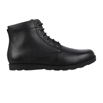 Black - Front - Firetrap Mens Shira Leather Flat Boots