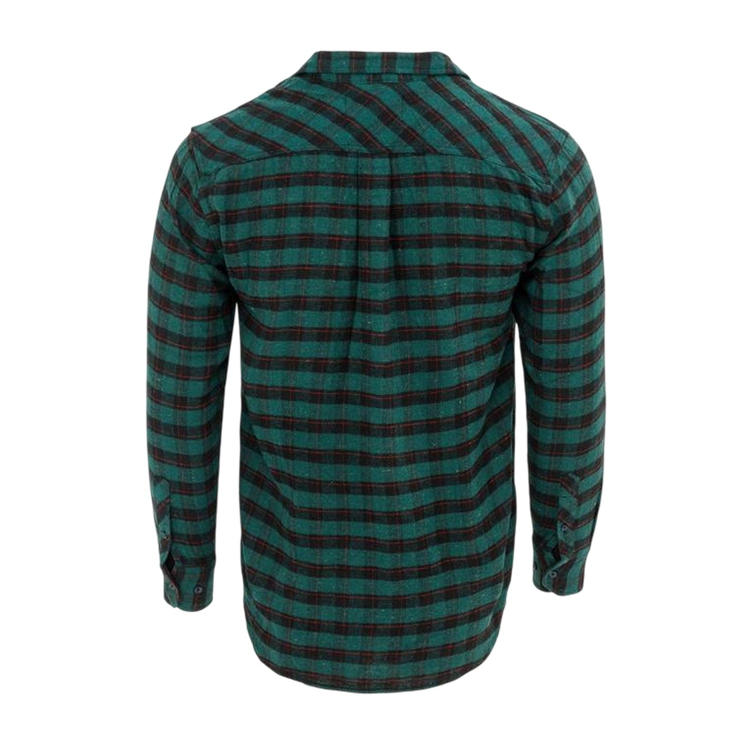 Green-Black - Back - Firetrap Mens Checked Shirt