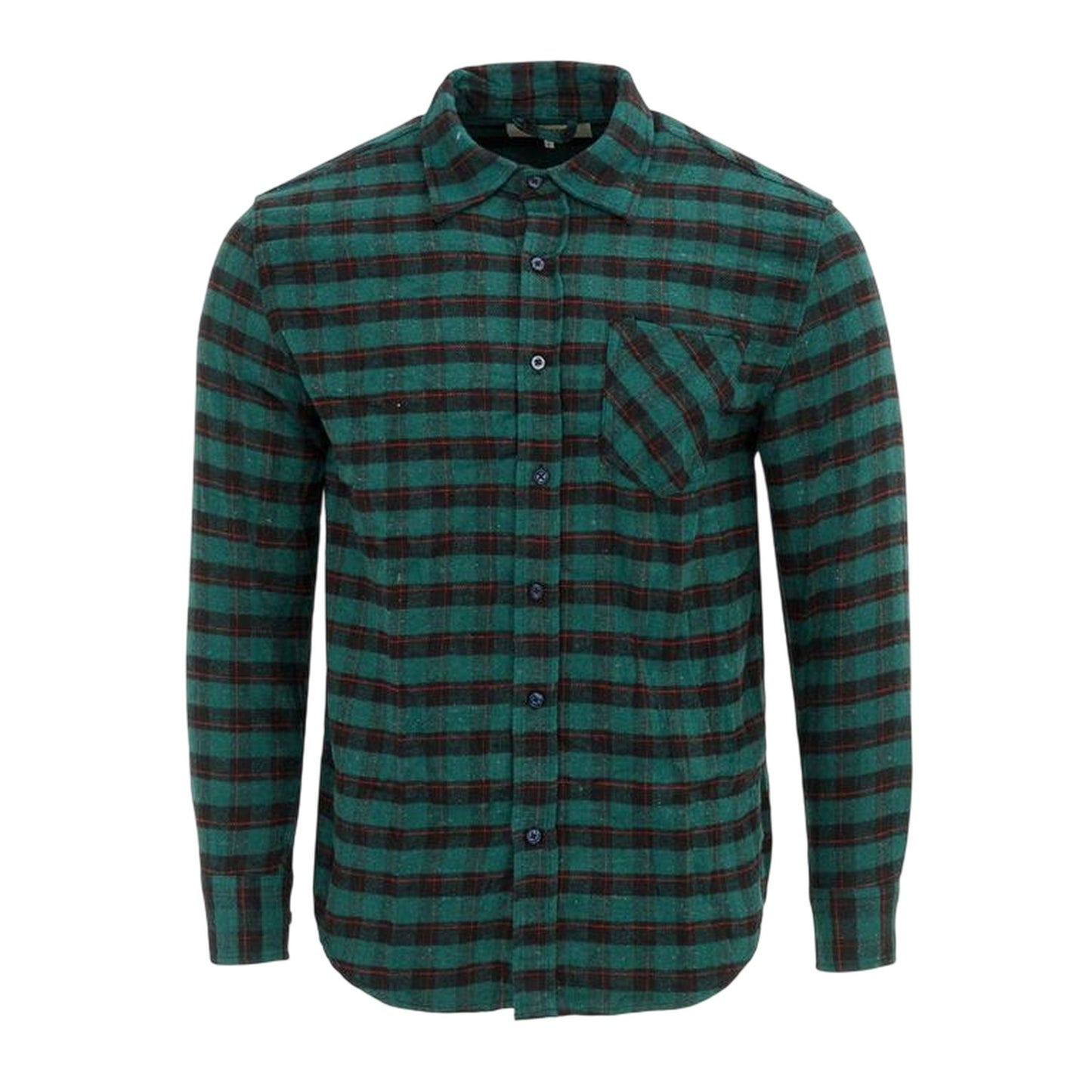 Green-Black - Front - Firetrap Mens Checked Shirt