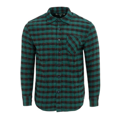 Green-Black - Front - Firetrap Mens Checked Shirt