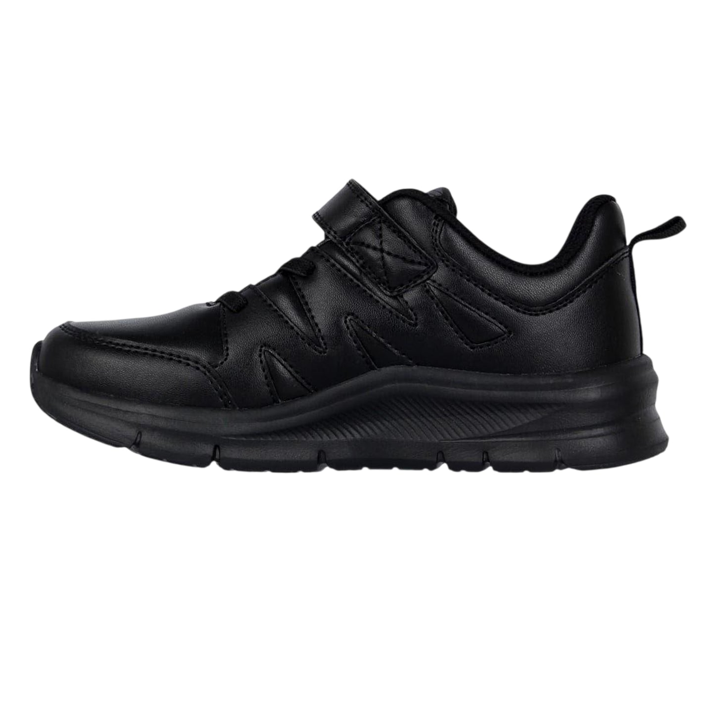 Black - Side - Karrimor Boys Duma 6 Hook and Loop Shoes