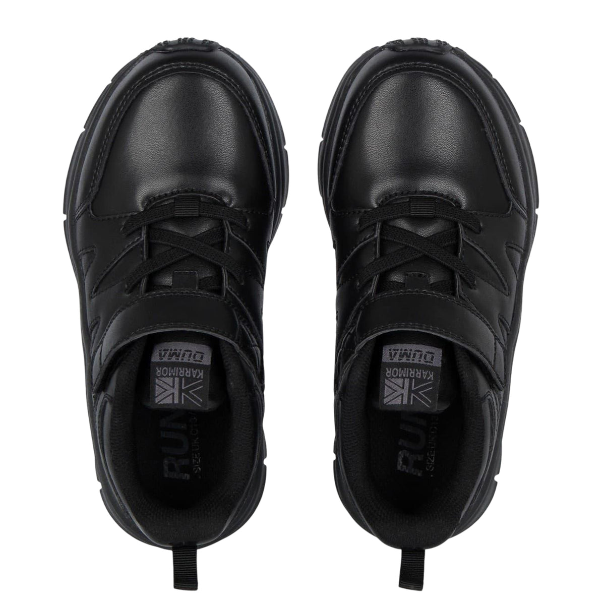 Black - Lifestyle - Karrimor Boys Duma 6 Hook and Loop Shoes