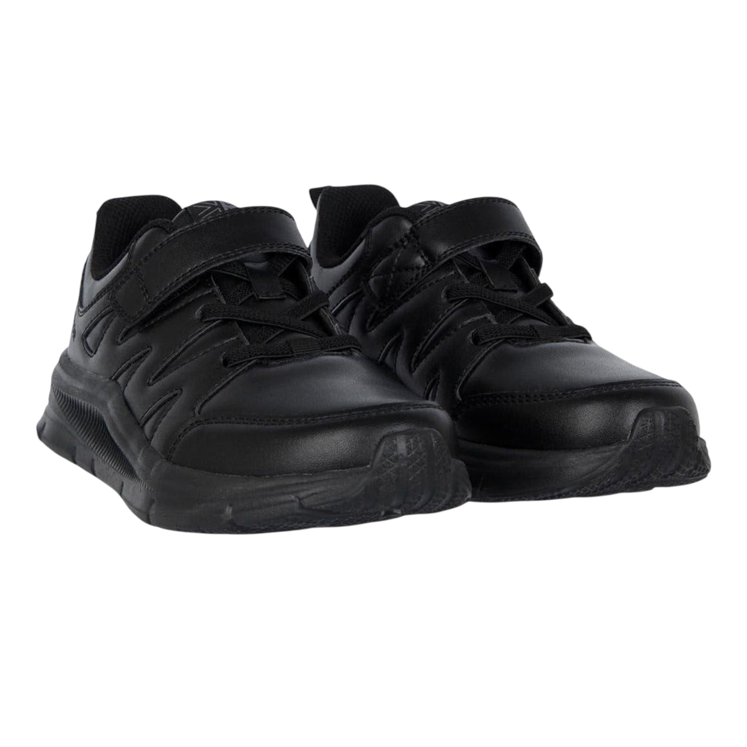 Black - Pack Shot - Karrimor Boys Duma 6 Hook and Loop Shoes