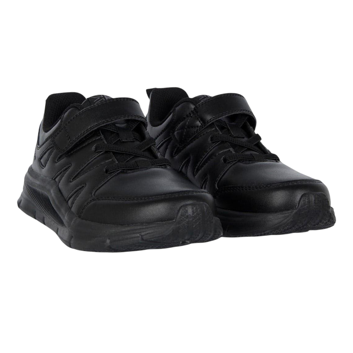 Black - Pack Shot - Karrimor Boys Duma 6 Hook and Loop Shoes