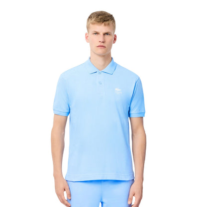 Light Blue - Side - Lacoste Mens L.12.12 Signature Classic Polo Shirt