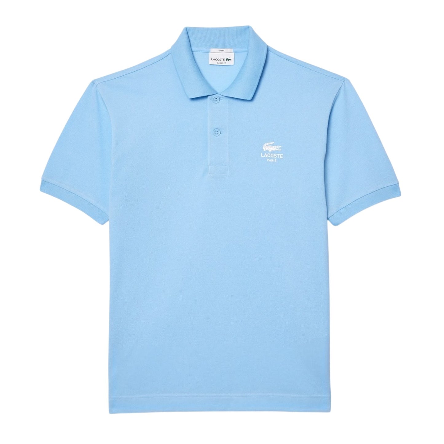 Light Blue - Front - Lacoste Mens L.12.12 Signature Classic Polo Shirt